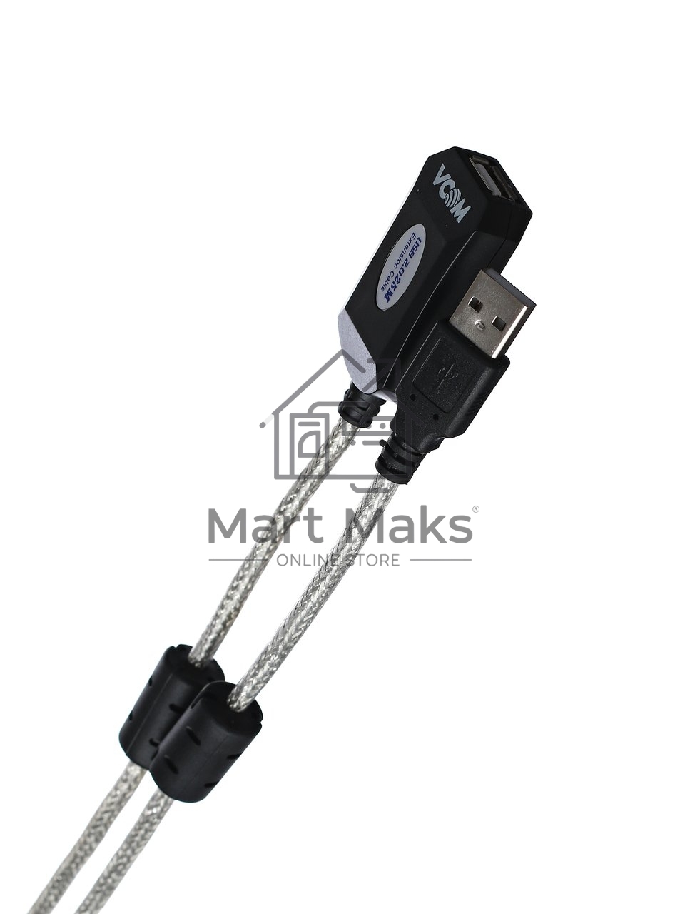 Кабель-адаптер VCOM VUS7049-25M USB2.0-repeater, удлинительный активный <Am-->Af> 25м