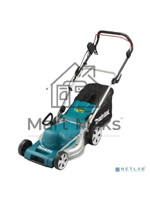 Газонокосилка Makita ELM4121 1600Вт,41см,7уровн,20\75мм,50л,14.5кг,кор,сталь,2Cut,инд заполнения,мульчирование