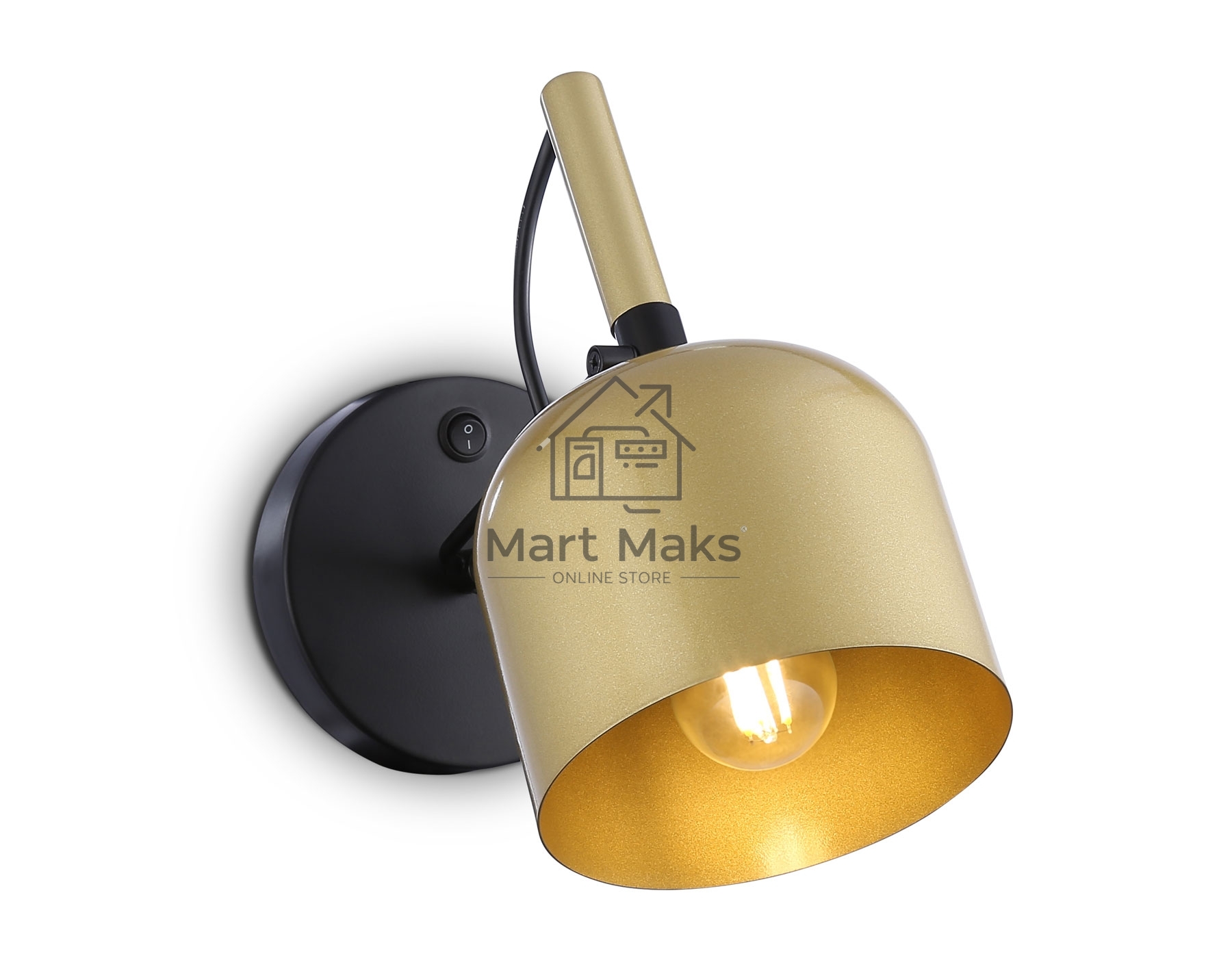 Светильник Ambrella light TR97102 GD/BK золото/черный E27 max 40W D130*223*273
