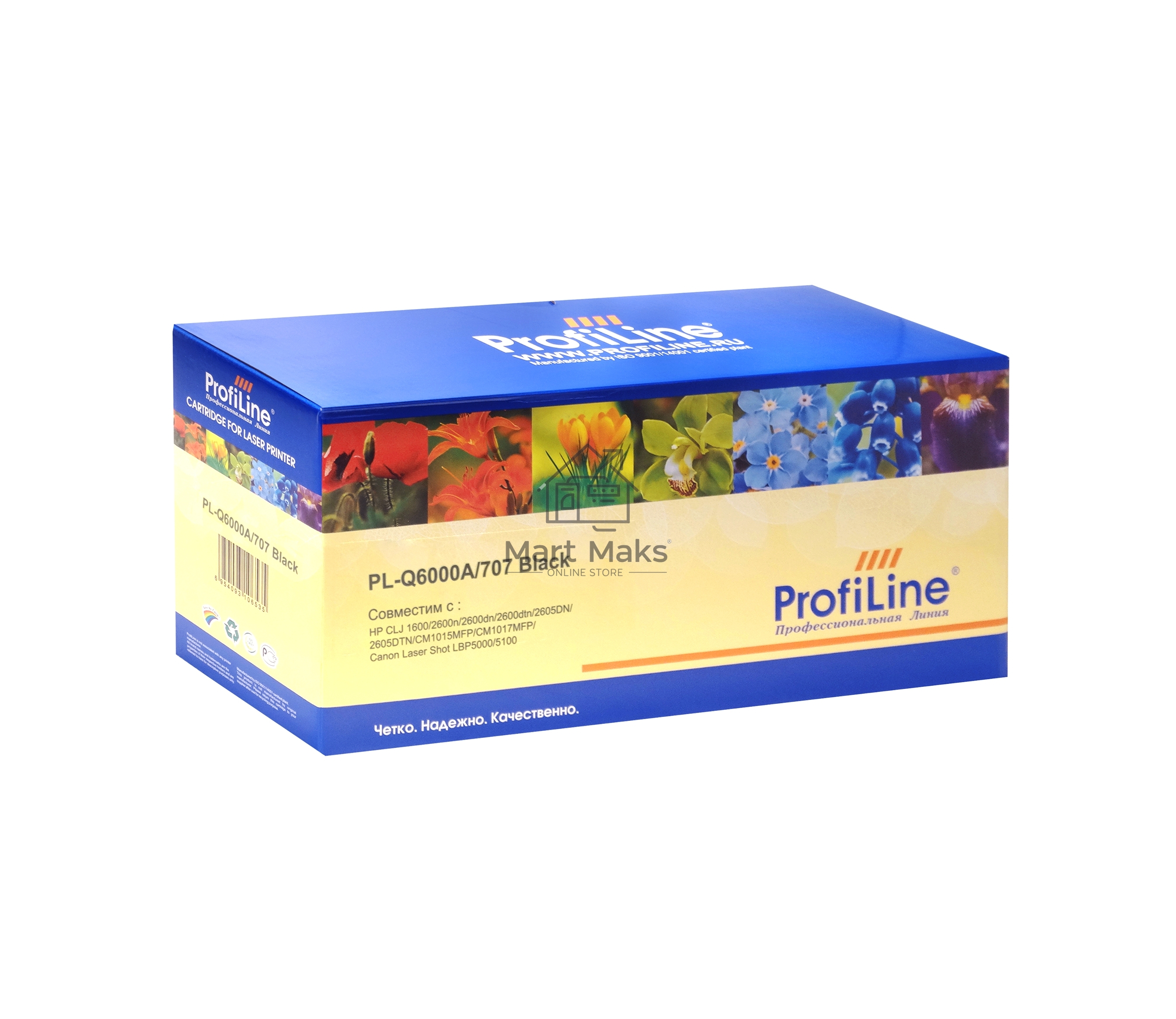 Картридж лазерный ProfiLine PL-Q6000A/707 для принтеров HP CLJ 1600/2600n/2600dn/2600dtn/2605DN/2605DTN/CM1015MFP/CM1017MFP Canon Laser Shot LBP5000/5100 Black 2500 копий