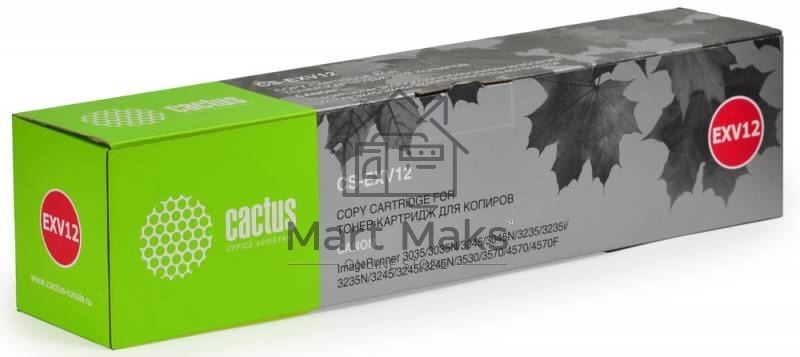 Картридж лазерный Cactus CS-EXV12 черный (24000 стр.) для Canon IR3035/3045/3530