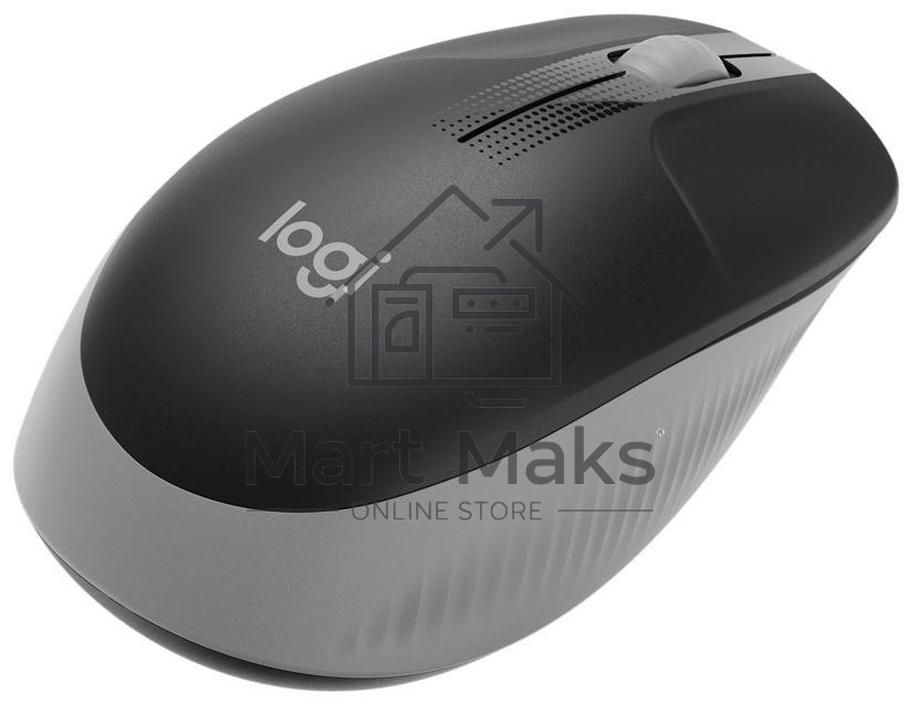 Мышь беспроводная Logitech M190 черный, 1000 dpi, радиоканал, USB, кнопки - 3