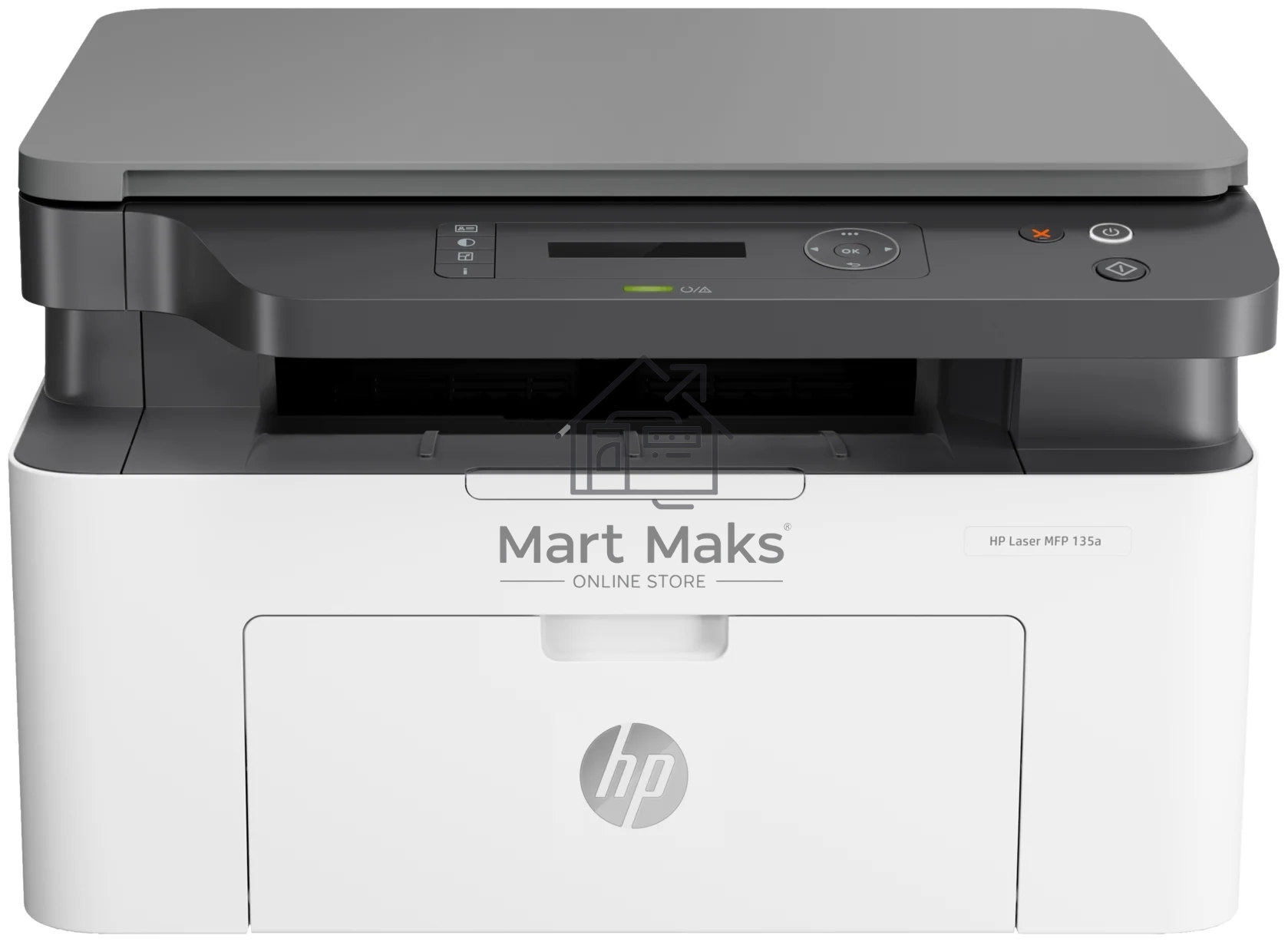 МФУ лазерный HP Laser MFP 135a (4ZB82A), A4, ч/б, печ. до 20 стр/мин., скан. до 20 стр/мин., 1200 x 1200 dpi (печать) 600x600dpi (скан.), USB