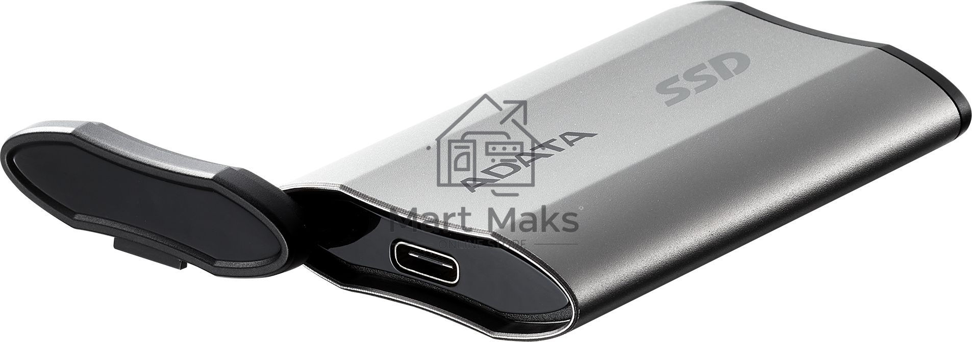Внешний накопитель SSD 4TB A-DATA SD810, External, USB 3.2 Type-C, [R/W -2000/2000 MB/s] серый
