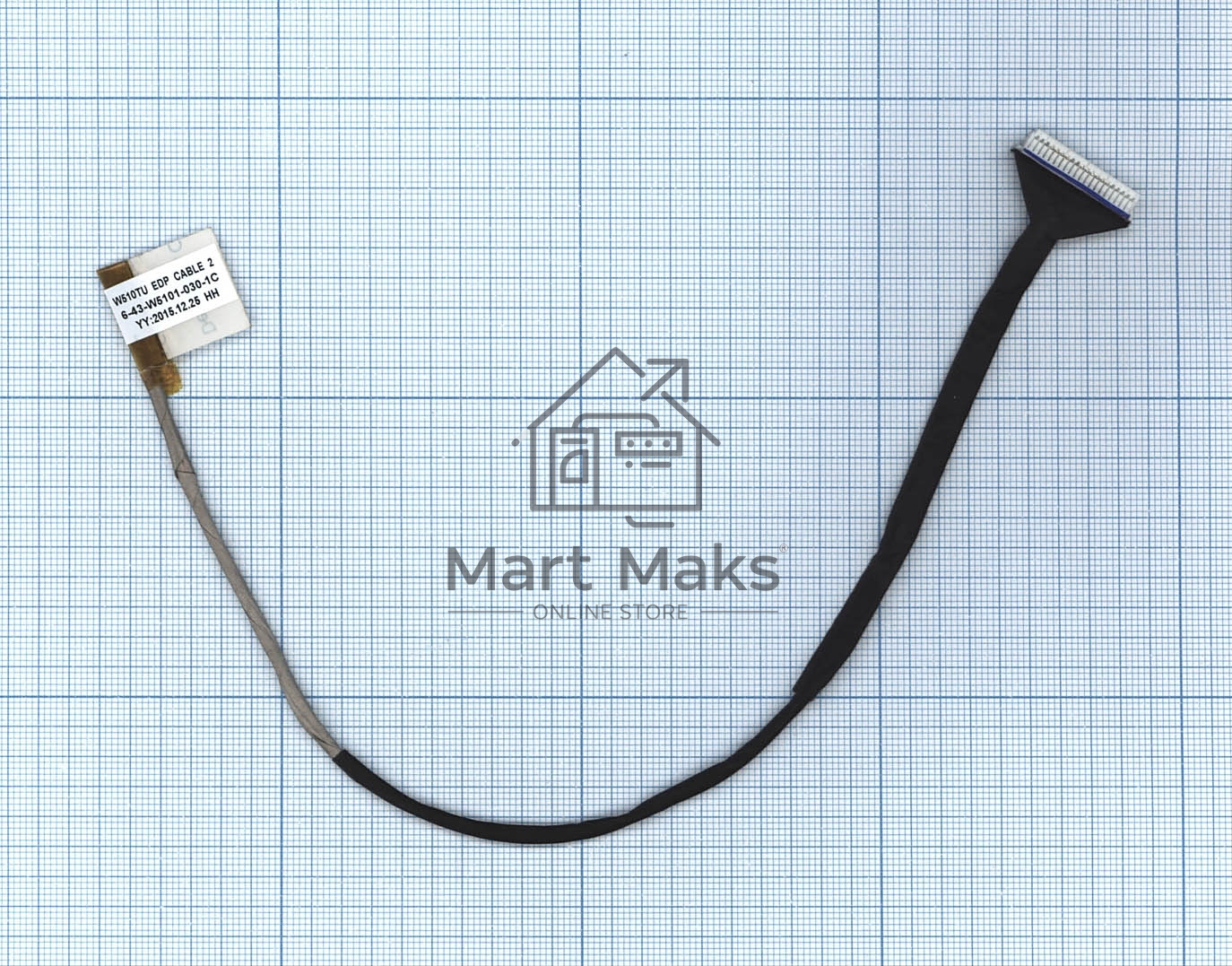 Шлейф матрицы для ноутбука Clevo W510 W510TU