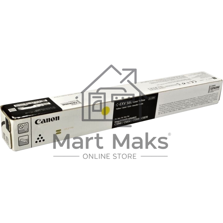 Тонер C-EXV 58L Toner Yellow