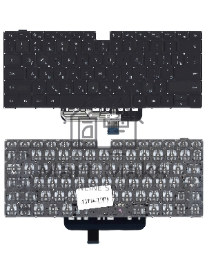 Клавиатура для ноутбука Huawei matebook D 14 черная