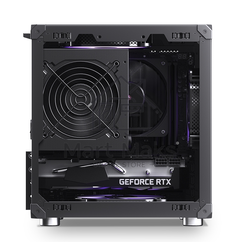 Компьютерный корпус  JONSBO C6 Black MATX без БП, mini-ITX, micro-ATX, черный