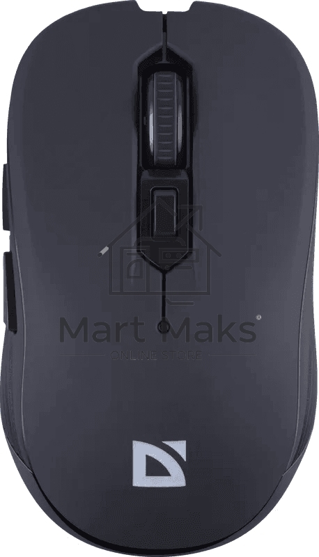 Мышь беспроводная Defender Gassa MM-105 черный, 1600 dpi, радиоканал, USB, кнопки - 6