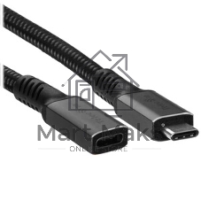 Кабель USB4 TypeCM/FM 8K@60Hz, 40Gbps, PD 240W, медь Telecom 0.8м TUS845-0.8M