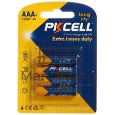 Солевой элемент питания PKCELL R03P-4B тип - AAА 4 шт в блистере