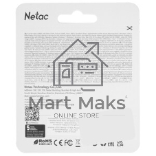 Флешка USB Netac U326 (NT03U326N-064G-20PN), 64Gb, USB 2.0, R/W 50/15, серебристый