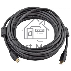 Кабель соединительный аудио-видео HDMI (m)/HDMI (m) 3м. феррит.кольца позолоченные контакты черный (NO NAME)