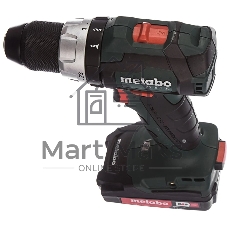 Дрель-шуруповерт Metabo BS 18 LT BL, 18 В, 2 Ач, 60 Нм, щеточный