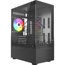 Компьютерный корпус Accord ACC-285-02B черный без БП mATX 1x120мм 1xUSB 2.0 1xUSB 3.0 1xUSB3.1 audio