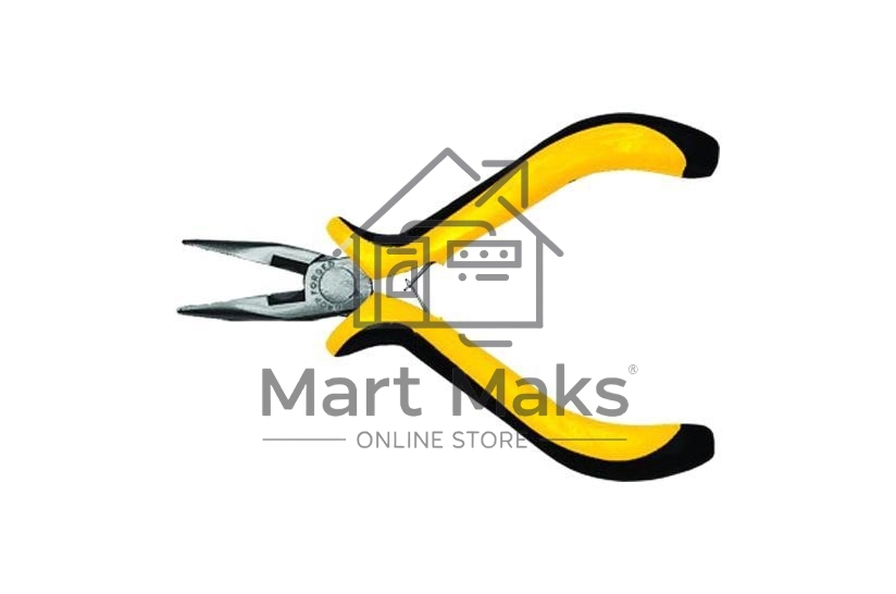 Тонконосы FIT 51633мини черно-желтая мягкая ручка никел.антикор.покрытие