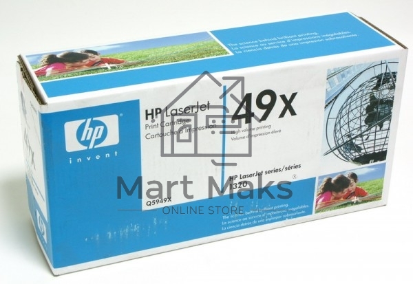 Картридж лазерный HP Q5949X черный для LaserJet 1320 6000 стр.