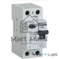 Выключатель дифференциального тока (УЗО) IEK MDV15-2-016-030 ВД1-63 2Р 16А 30мА GENERICA