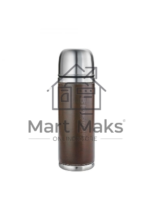 Термос BIOSTAL-Охота NYP-750P, 0.7 л, узкое горло, с крышкой-чашкой, кож. вставка, доп. пробка (в уп. 12 шт) (в уп. 12 шт)&