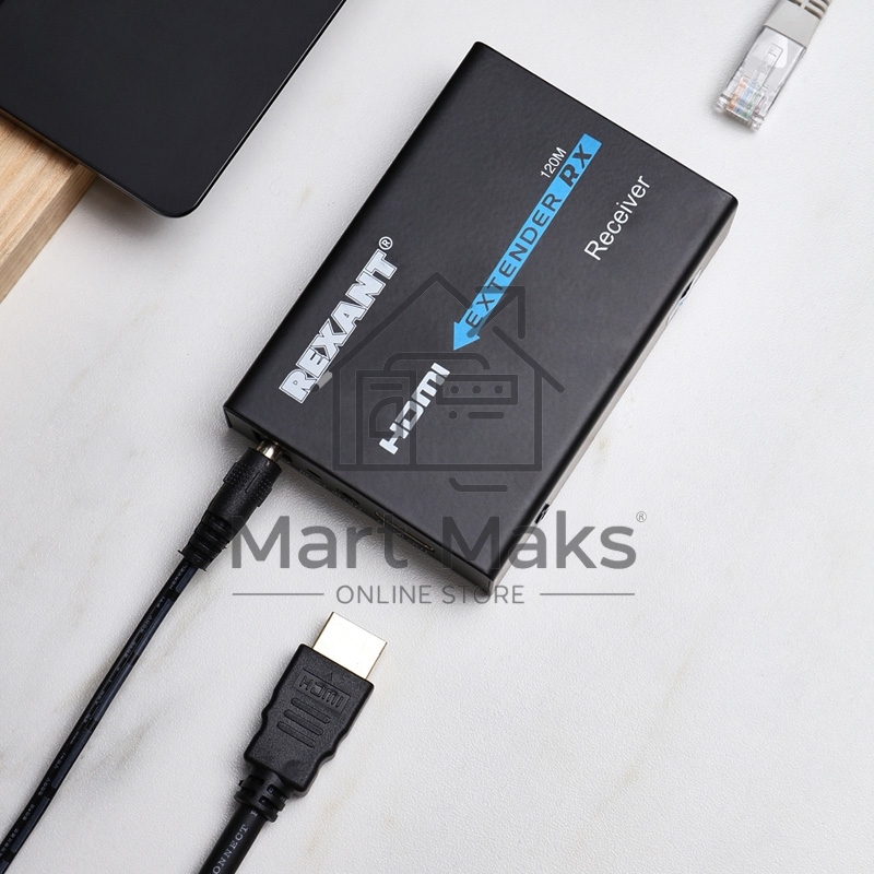 Приемник сигнала HDMI по витой паре LAN (RJ-45) кат. 5е/6 Rexant