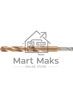 Сверло по металлу Matrix, 6 мм, HSS, нитридтитановое покрытие, 6-гранный хвостовик