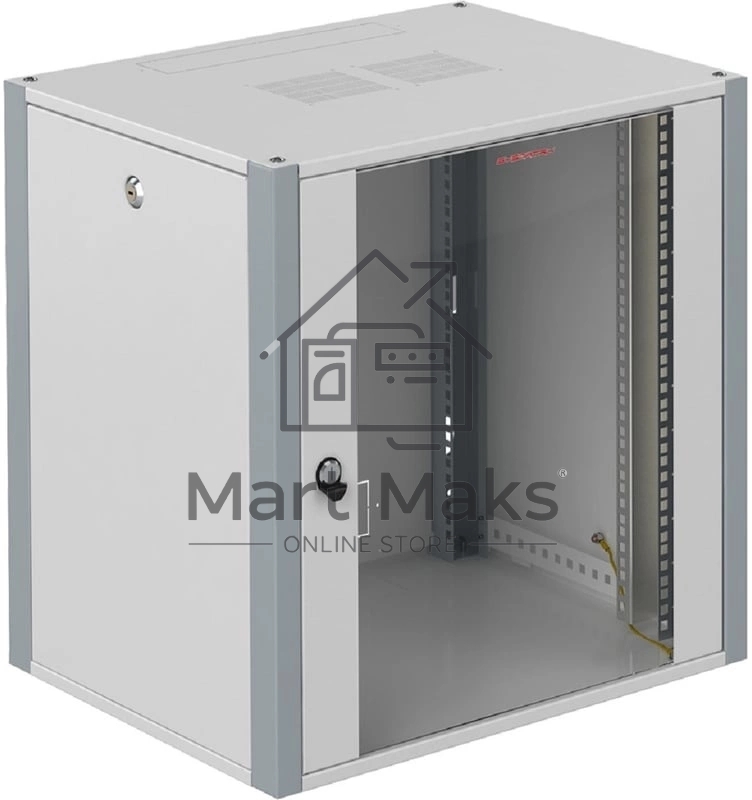 Шкаф коммутационный Sysmatrix (WP 6315.710 ) настенный 15U 600x350мм пер.дв.стекл 2 бок.пан. 60кг серый IP20