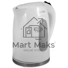 Электрочайник Centek CT-0041 белый, 2.0 л, 2200 Вт, скрытый нагревательный элемент