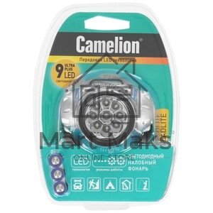 Фонарь налобный Camelion (15747) LED53417 (3 Вт, 5 реж, Type-C, бокс)