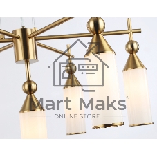 Люстра Ambrella light LH55278/7 BS/FR латунь/белый матовый E14*7 max 40W D640*1390