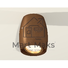 Светильник Ambrella Light XS1124002 SCF/PYG кофе песок/золото желтое полированное MR16 GU5.3 (C1124, N7004)