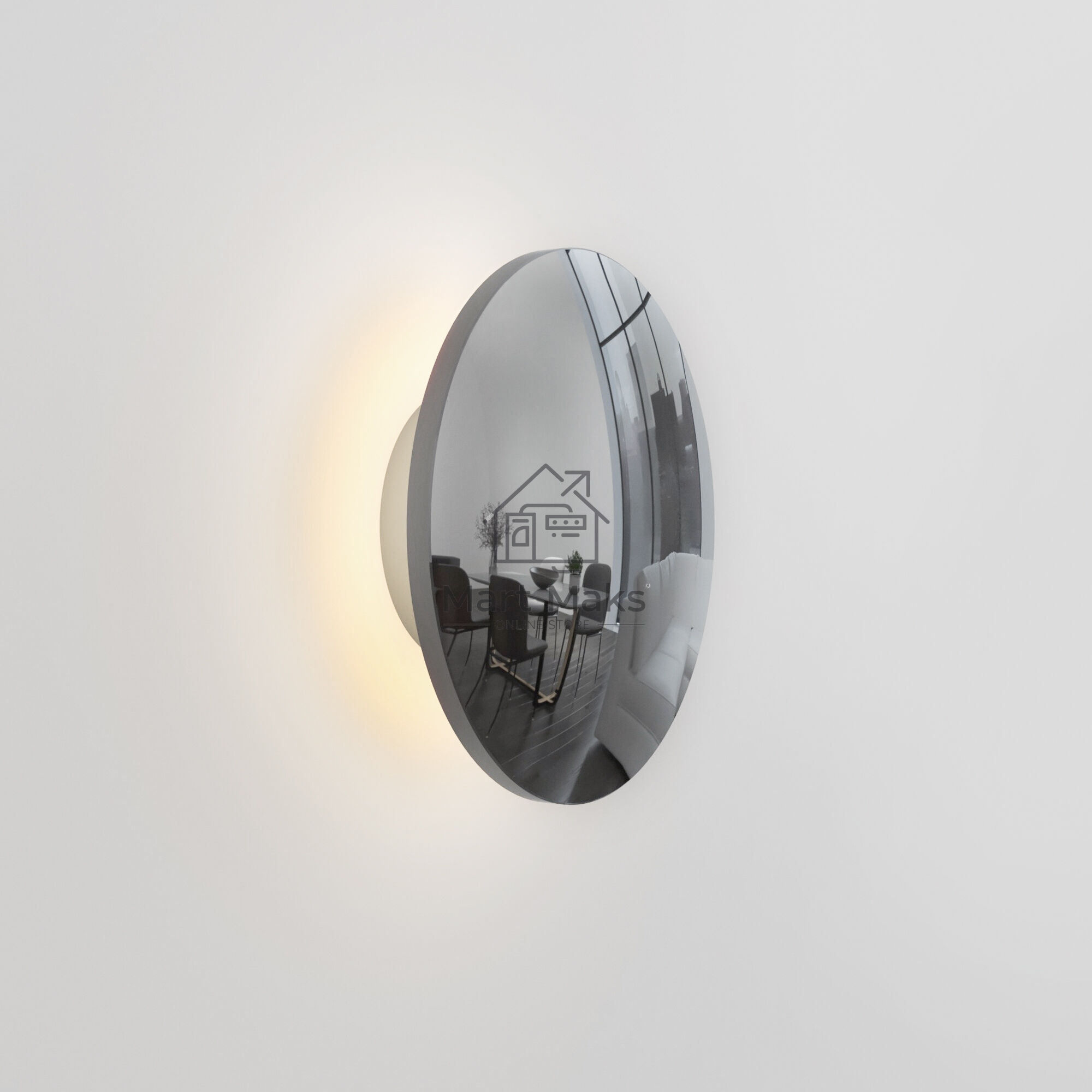 Светильник настенный светодиодный MRL LED 1126/ Mini Disc черный жемчуг