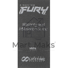 Оперативная память Kingston Fury Impact, DDR5, 16GB (2x8GB), 4800 MHz, CL38, SO-DIMM