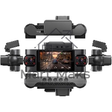 Видеорегистратор TrendVision Proof 360 GPS Ultra черный 2Mpix 2160x3840 2160p 150гр. GPS SigmaStar SSC8838G
