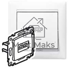 Компьютерная розетка Legrand Valena 774230, белая RJ45 5 кат UTP