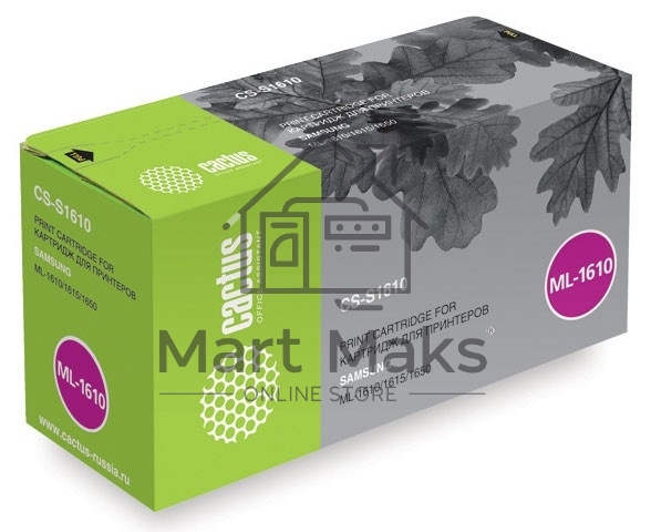 Картридж лазерный Cactus CS-S1610 (ML-1610) черный (2000 стр.) для SAMSUNG ML-1610/ 1615/ 1650