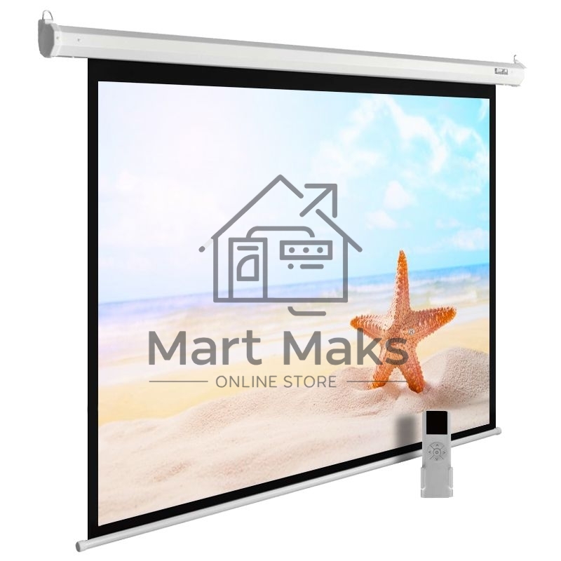 Экран Cactus 138x220см MotoExpert CS-PSME-220x138-WT 16:10 настенно-потолочный рулонный белый (моторизованный привод)