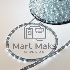 Дюралайт LED, постоянное свечение (2W) - белый Эконом 24 LED/м , бухта 100м