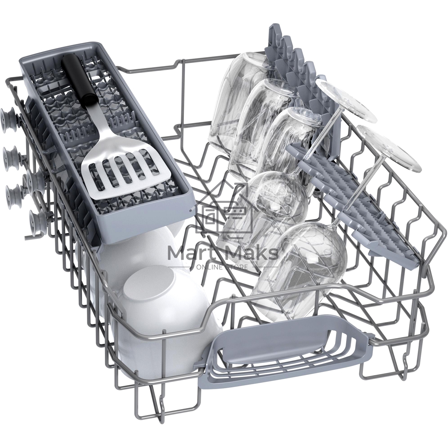 Встраиваемая посудомоечная машина Bosch SPV2IKX10E, черный, 44.8 см, 9 компл., 48 дБ, класс A+