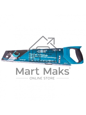 Ножовка по дереву Gross PIRANHA, усил.трапецев.полотно,500 мм,11-12TPI,зуб3D,кален.зуб,2-комп.рук.