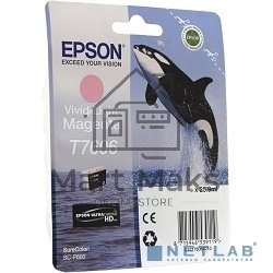 Картридж струйный Epson светло-пурпурный SC-P600