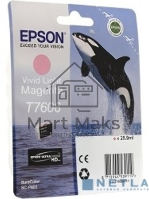 Картридж струйный Epson светло-пурпурный SC-P600