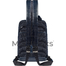 Рюкзак слинг мужской Piquadro Blue Square CA6589B2/BLU2, кожа, темно-синий