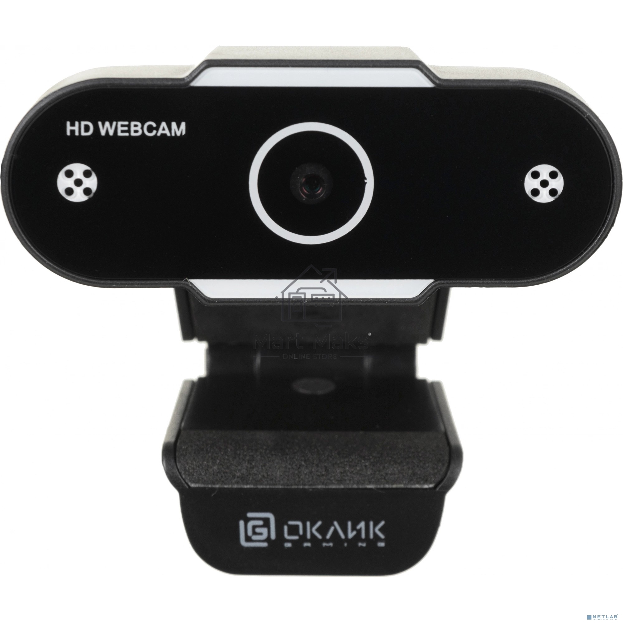 Камера Web Oklick/Оклик OK-C012HD черный 1Mpix (1280x720) USB2.0 с микрофоном