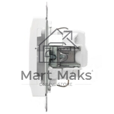 Механизм розетки 1-м СП Glossa 16А с заземл. бел. SchE GSL000143