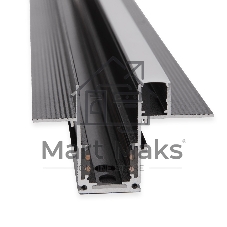Slim Magnetic Шинопровод встраиваемый с местом под светодиодную ленту (чёрный) (2м) 85132/00