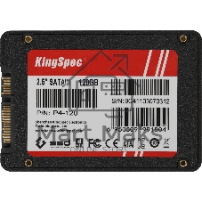 Накопитель SSD KingSpec P4-120, 120Gb, SATA III, 2.5