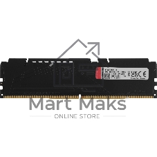 Оперативная память Kingston Fury Beast, DDR5, 32GB (1x32GB), 6000MHz, CL30, DIMM, с радиатором, черный