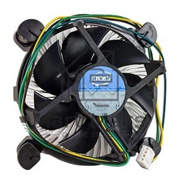 Кулер Intel E97379серебристый/черный 90мм алюминий 2500rpm 27db 4-pin 73W 58мм