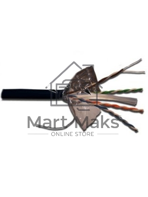 Кабель LANMASTER UTP, 4 пары, кат. 6, с перегородкой, 550Mhz, PE, для внешней прокладки (305 м) Кабель LANMASTER UTP, 4 пары, кат. 6, с перегородкой, 550Mhz, PE, для внешней прокладки (305 м)