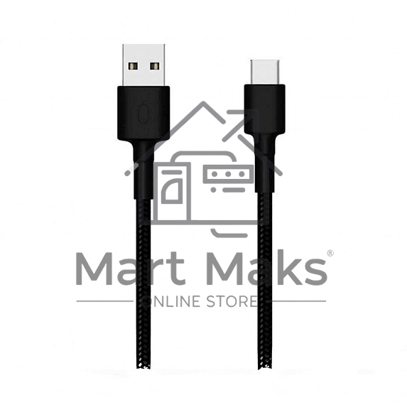 USB-кабель Xiaomi Mi Braided USB Type-C Cable SJX10ZM 100см черный